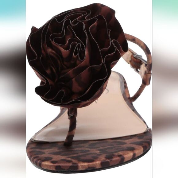 Jessica Simpson size 8 Kirah leopard print thong slingback Sandal NWOT - Picture 7 of 7